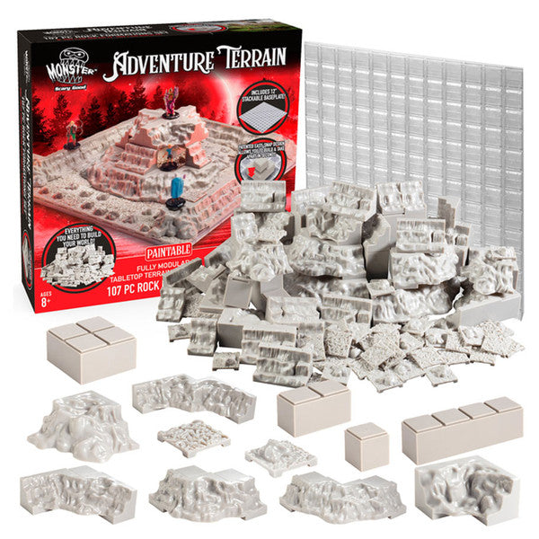 Terrain Monster: Rock Formations & Baseplate (107pc)