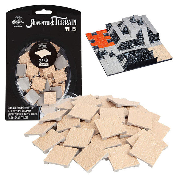 Terrain Monster Painted: Sand Tiles (50pc)