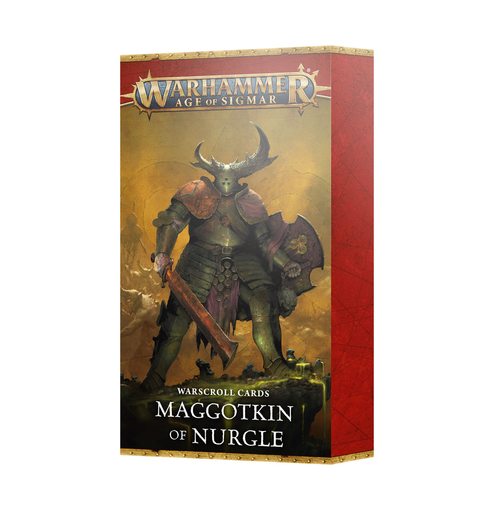 Warhammer Age of Sigmar Maggotkin of Nurgle: Warscroll Cards