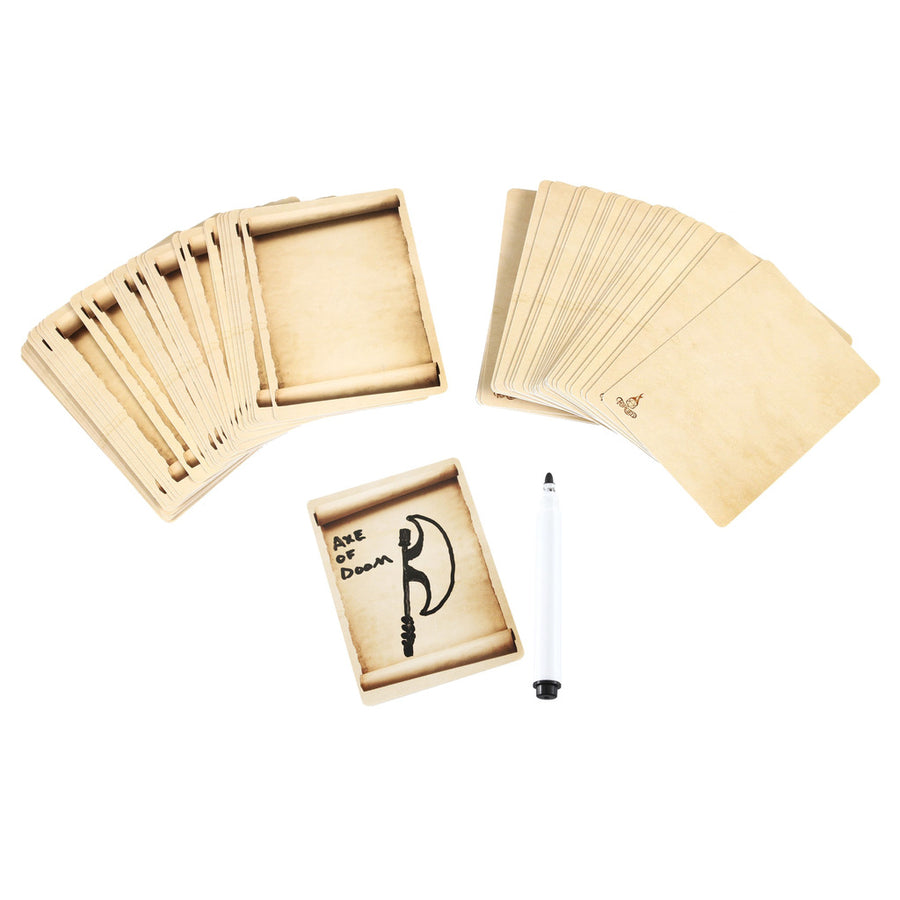 Tools Forged: Blank Dry Erase Card Deck - Pack of 2 Decks of 54