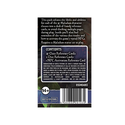 Maladum: Reference Cards