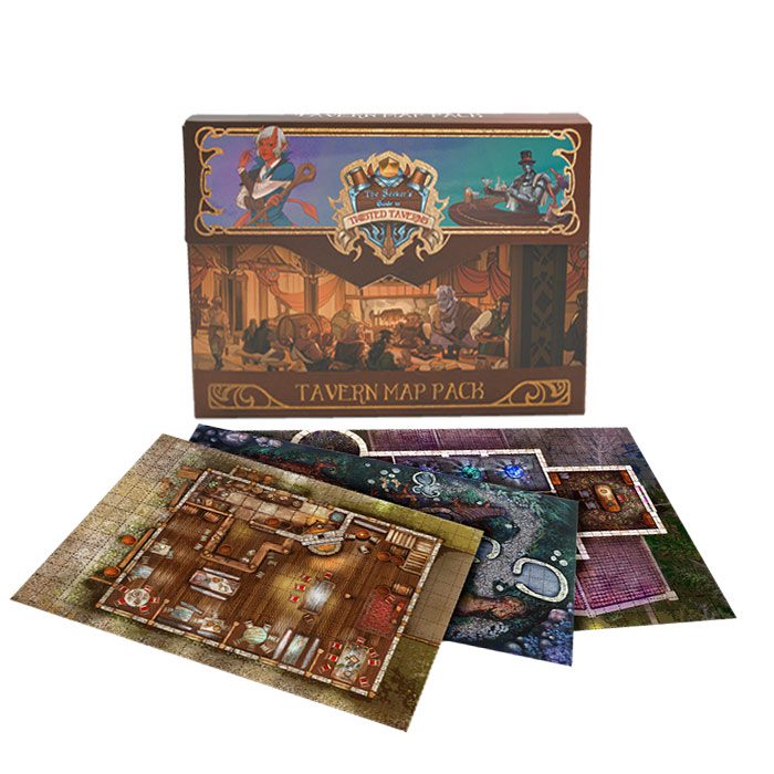 Dungeons & Dragons Twisted Taverns: Map Pack