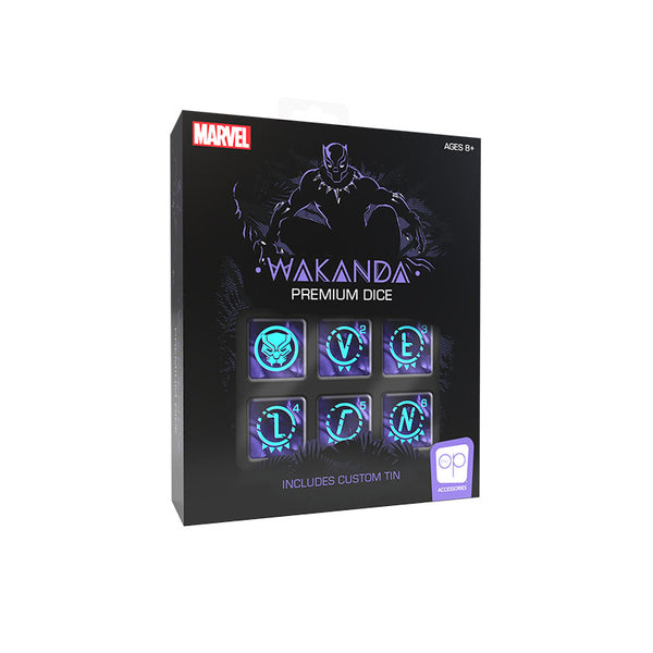 Dice USAopoly d6 Premium: Marvel Black Panther (6)
