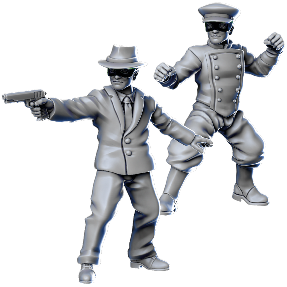 Mini Crooked Pulp: Masked Heroes (2)