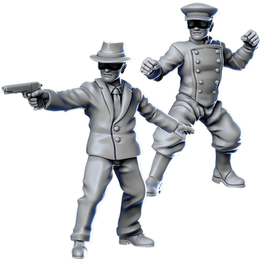 Mini Crooked Pulp: Masked Heroes (2)