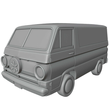 Mini Crooked Pulp: Meddling Kids Van (3D Print)