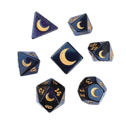 Dice Black Oak: Poly 7 Set