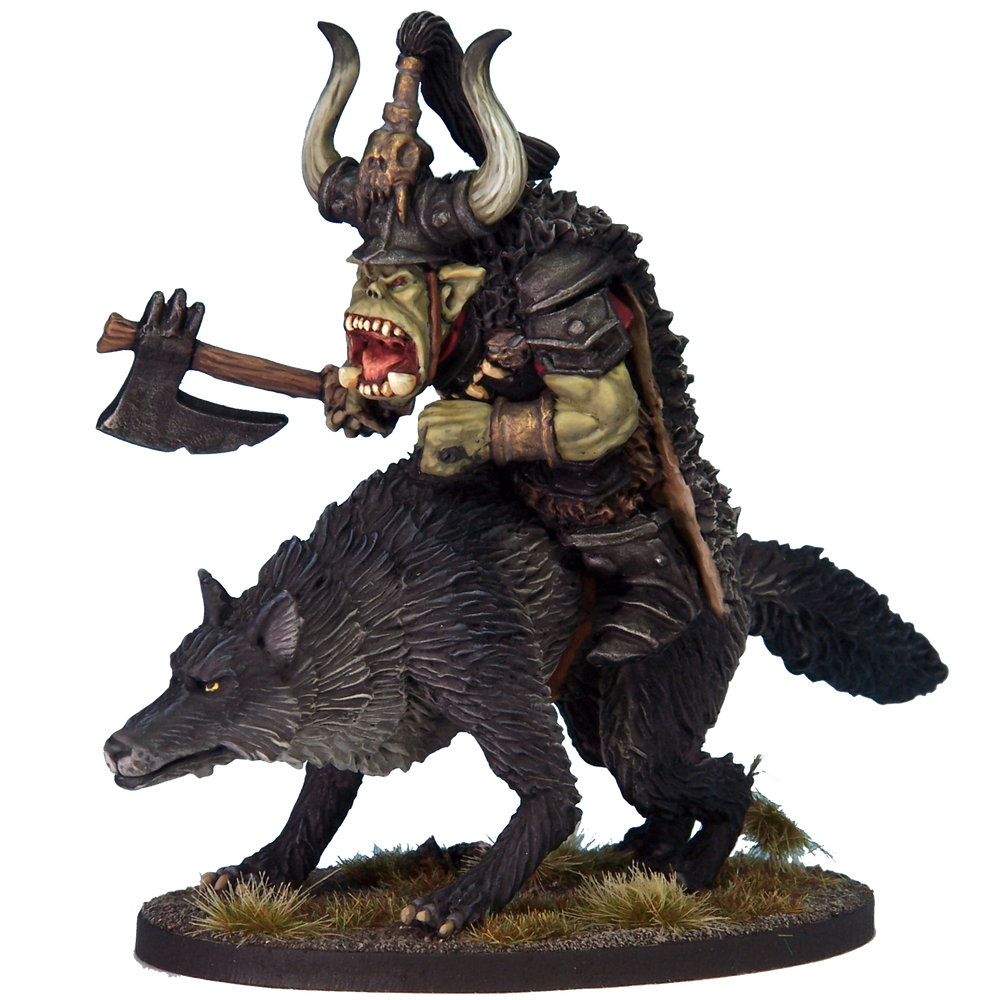 Mini Crooked Fantasy: Mounted Orc Warlord