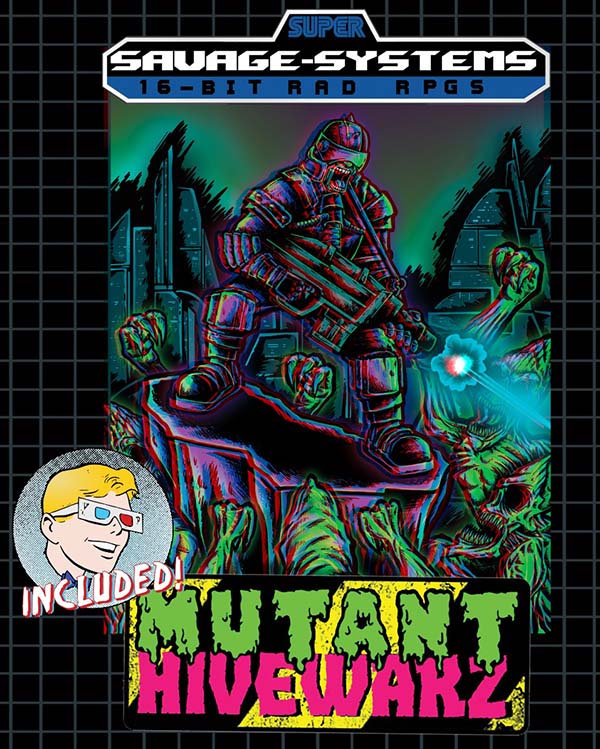 Neon Lords of the Toxic Wasteland: Mutant Hive Warz: The 3D Experience