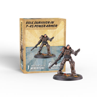 Fallout Miniatures: Sole Survivor in T-45 Power Armor