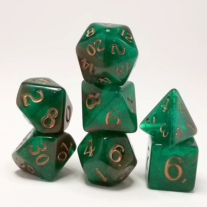 Dice Studio Woe: Poly 7-Set Scented Dice