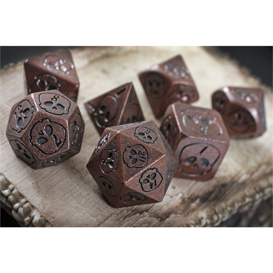 Dice Forged: Poly 7 set Necro