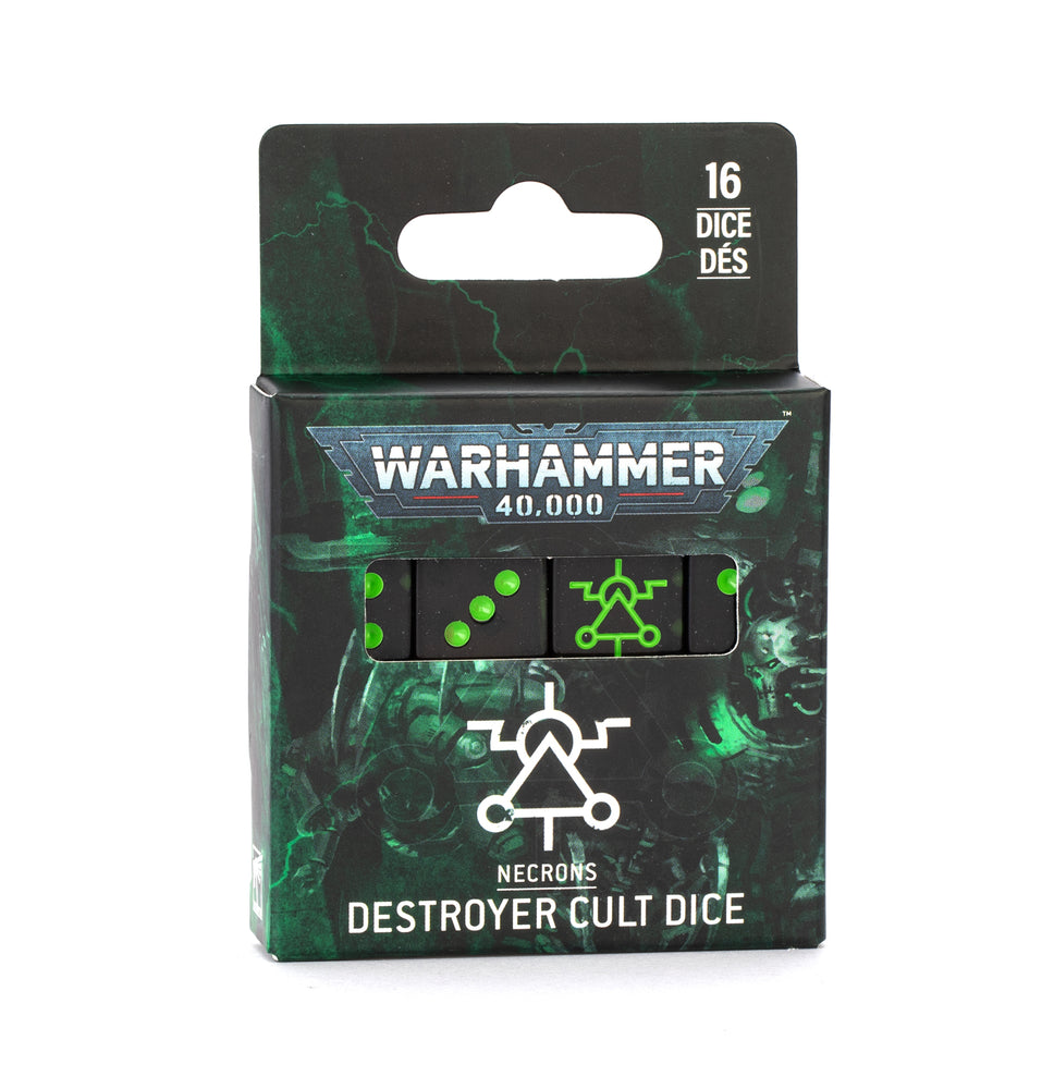 Warhammer 40K Necrons: Destroyer Cult Dice Set