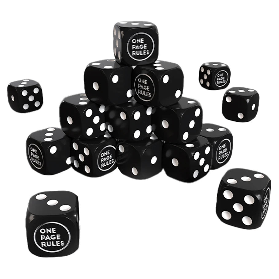 One Page Rules - Grimdark Future: Dice 16mm Set (20)