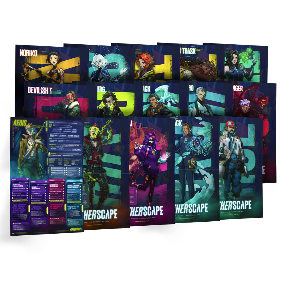 :Otherscape: Character Folio Pack #1