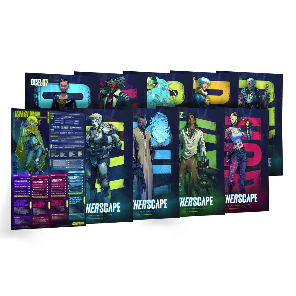 :Otherscape: Character Folio Pack #1