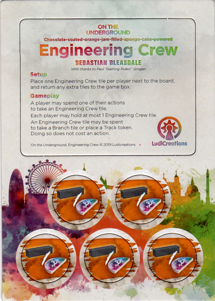On the Underground: Engineering Crew Mini-Expansion