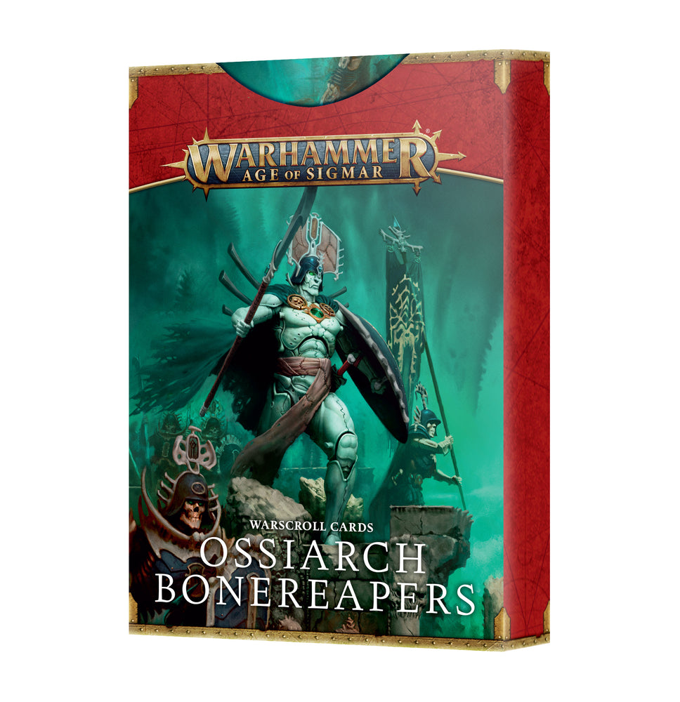 Warhammer Age of Sigmar Ossiarch Bonereapers: Warscroll Cards