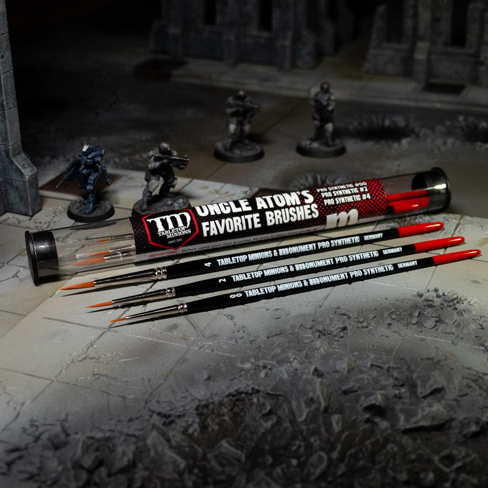 Paint Brush Pro Acryl: Sam Lenz Weapon Rack Brushes