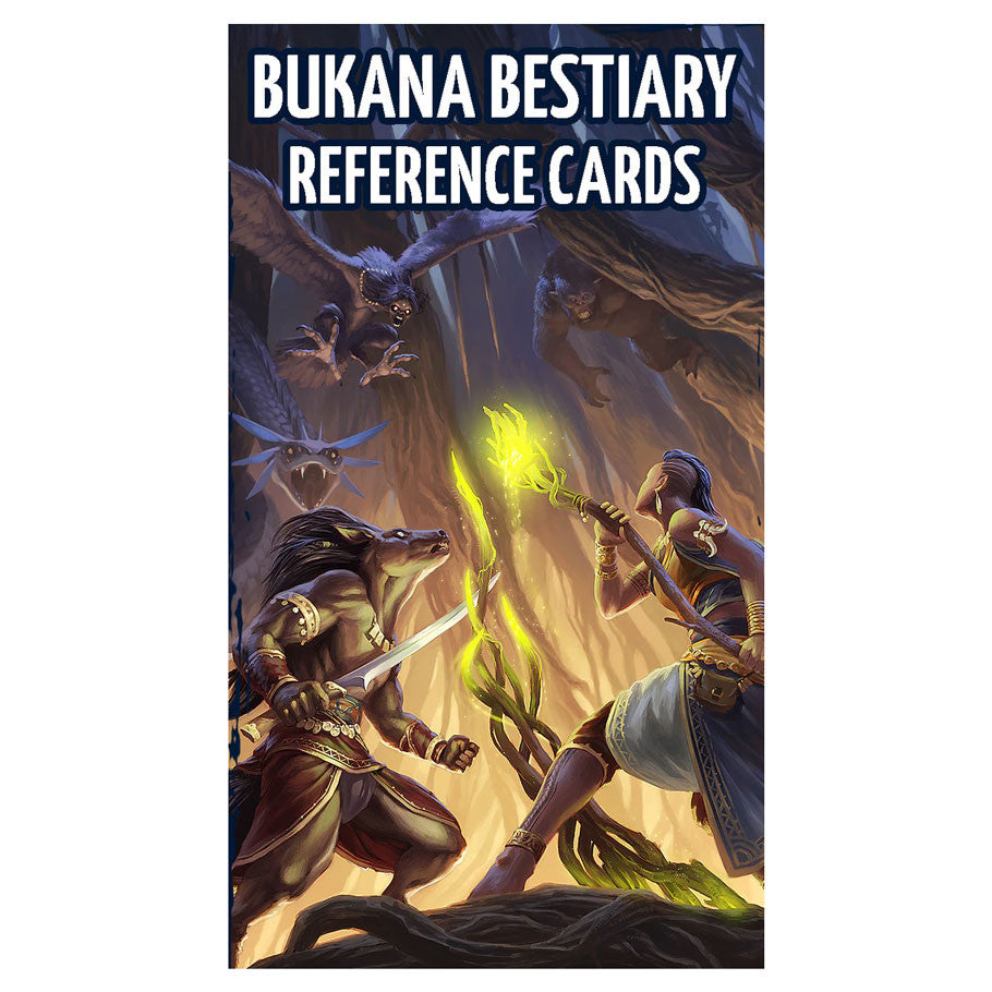 Dungeons & Dragons Bukana Bestiary Reference Cards