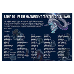 Dungeons & Dragons Bukana Bestiary Pawn Set