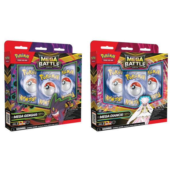 Pokemon: Mega Battle Deck - Mega Gengar ex & Mega Diancie ex