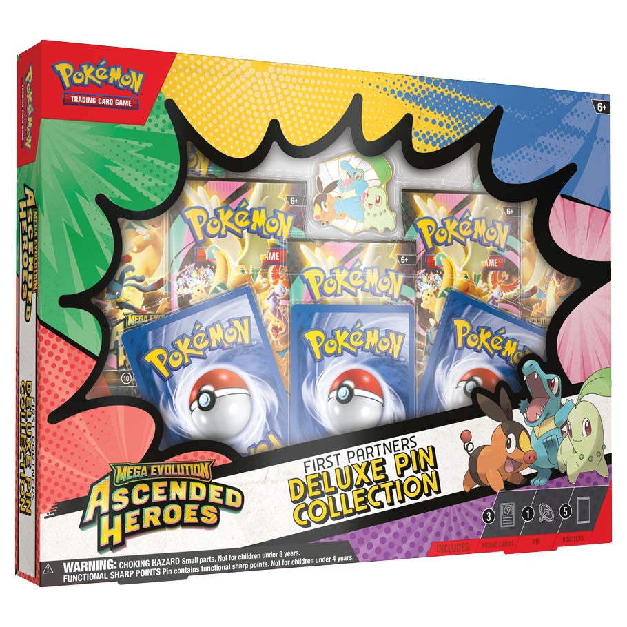 Pokémon: ME2.5: Ascended Heroes: First Partners Deluxe Pin Collection