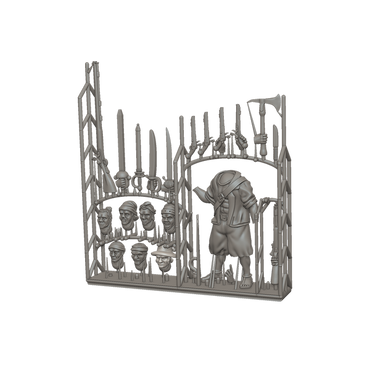 Port Royal Minis Game: Sprue Customizable Maroon Character