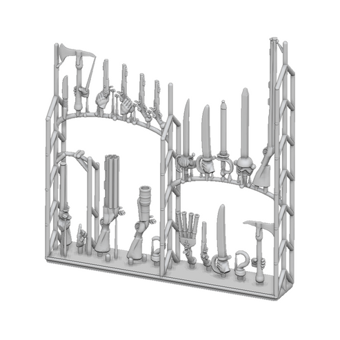 Port Royal Minis Game: Mini Weapon Sprue