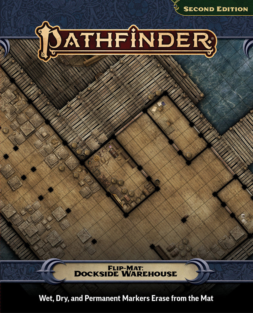 Pathfinder 2E Flip-Mat: Dockside Warehouse