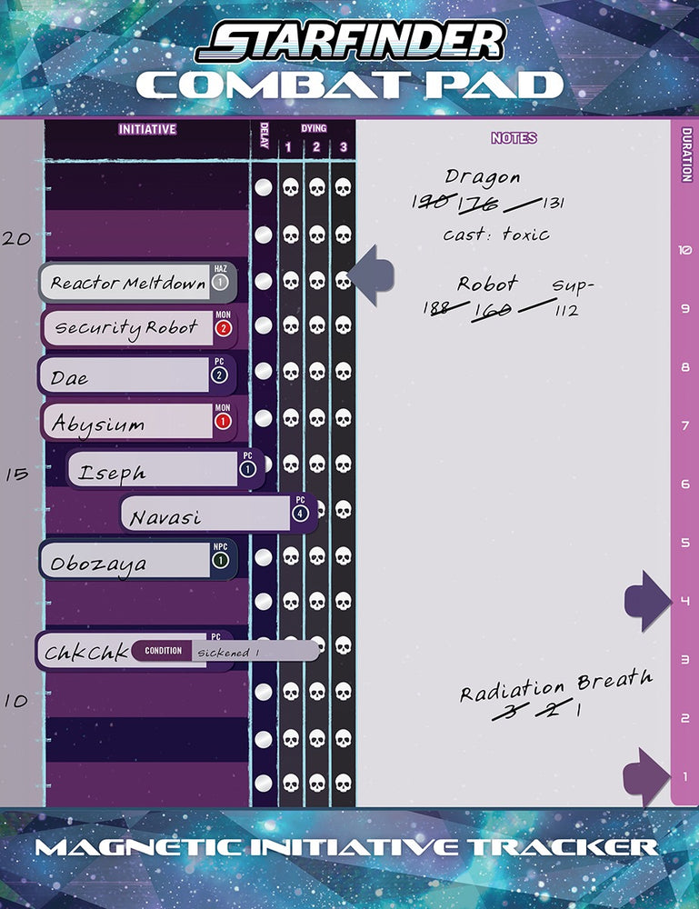 Starfinder 2E: Combat Pad