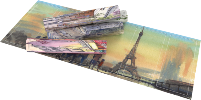 Let's Go! To France: Playmat set - 5 mats