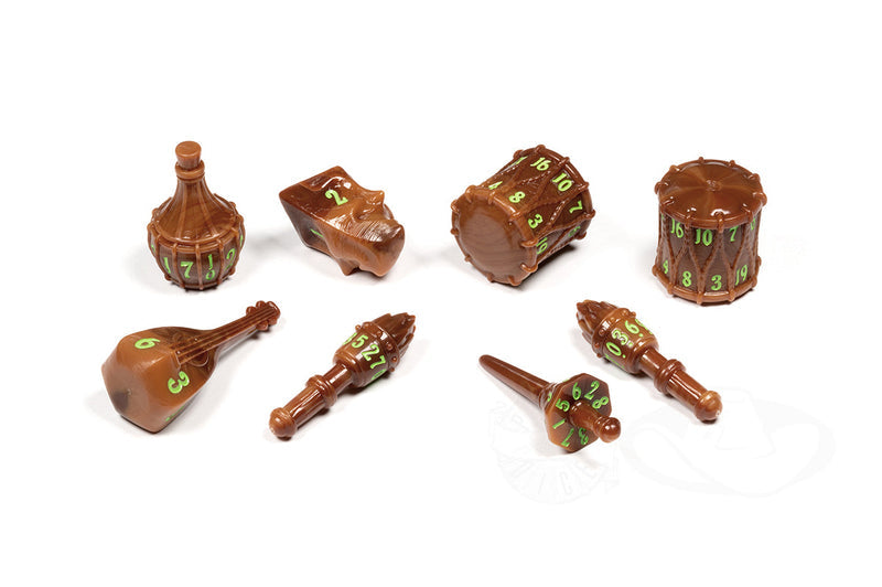 Dice Polyhero Bard: Poly 8 Set