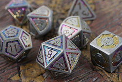 Dice Forged: Poly 7 set Futuristic