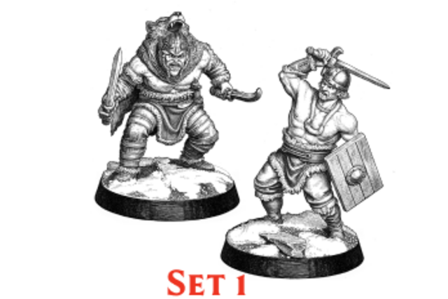 Brigands of Arja: Mini Barbarian – Set 1