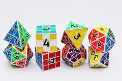 Dice Foam Brain Games: Poly 7-Set Metal