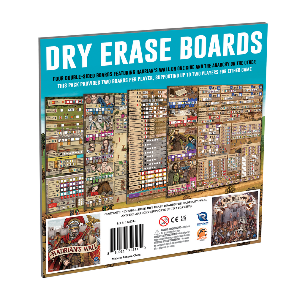 Hadrian's Wall/The Anarchy Dry Erase Boards