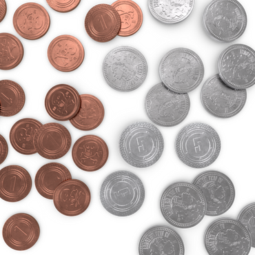 Thunder Road Vendetta: Metal Scrap Tokens