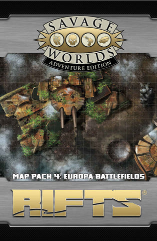 Savage Worlds Rifts: Map Pack 4 - Europa Battlefields