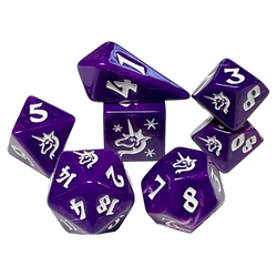 Dice Black Oak: Poly 7 Set