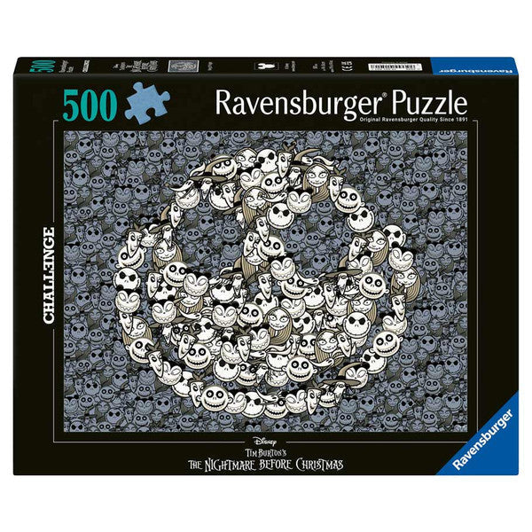 Puzzle Ravensburger:  500 pc The Nightmare Before Christmas Challenge