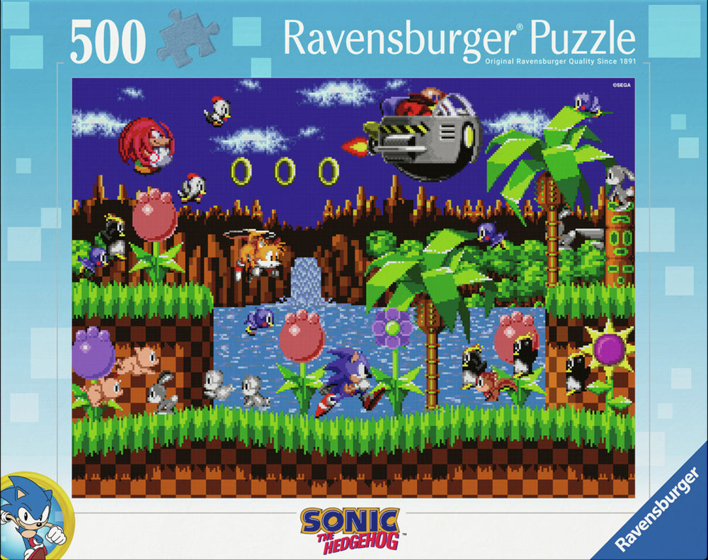 Puzzle Ravensburger:  500 piece Sonic The Hedgehog