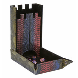 Dice Accessory Forged: Draco Castle Dice Tower & Dice Tray