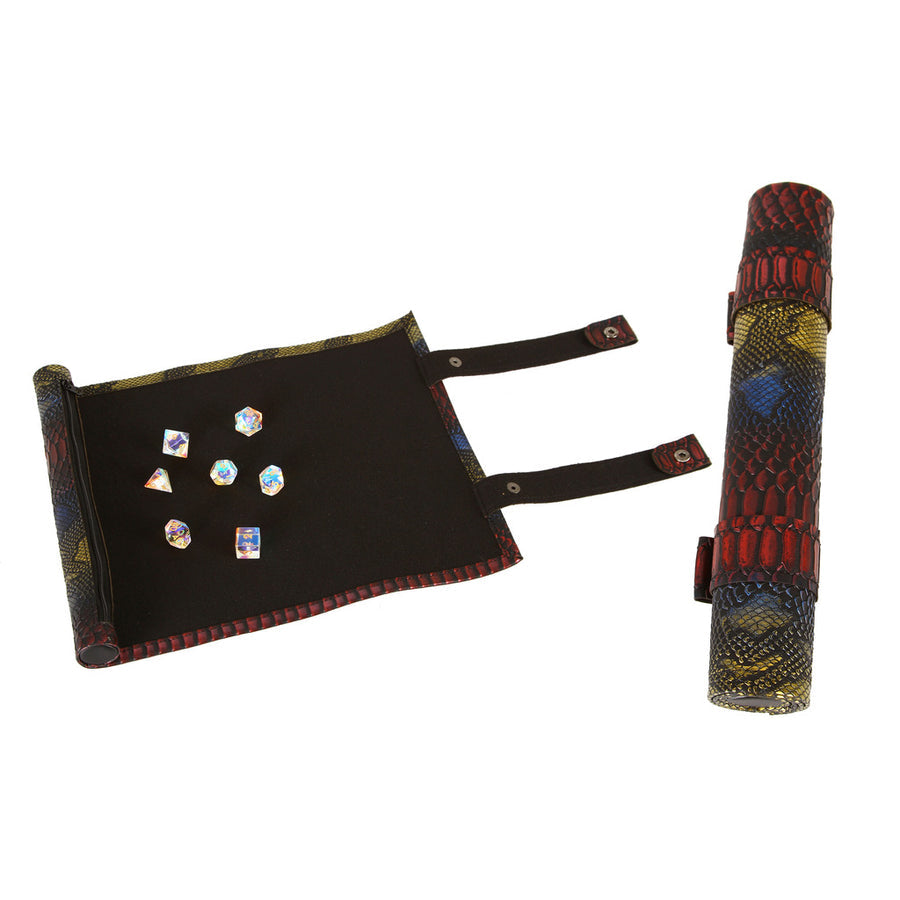 Dice Tray Forged: Scroll Dice Tray with Dice Storage