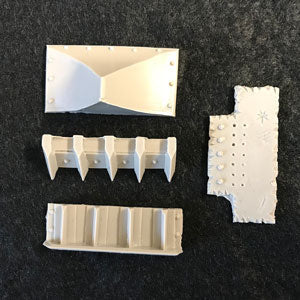 Mini Terrain Crooked: Ram Set (4)