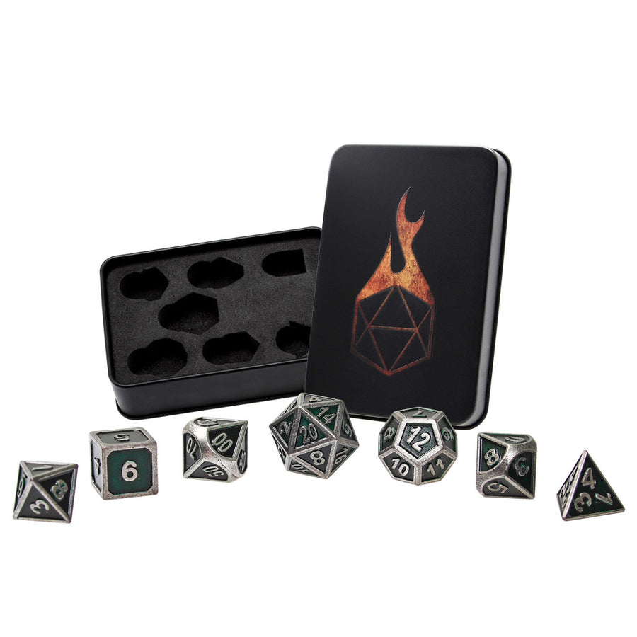 Dice Forged: Poly 7 set Framed