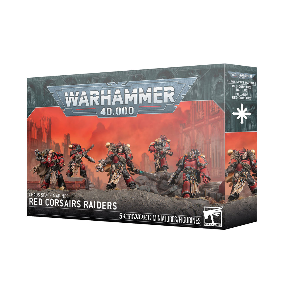 Warhammer 40K Chaos Space Marines: Red Corsairs Raiders