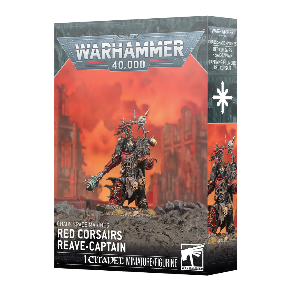 Warhammer 40K Chaos Space Marines: Red Corsairs Reave-Captain