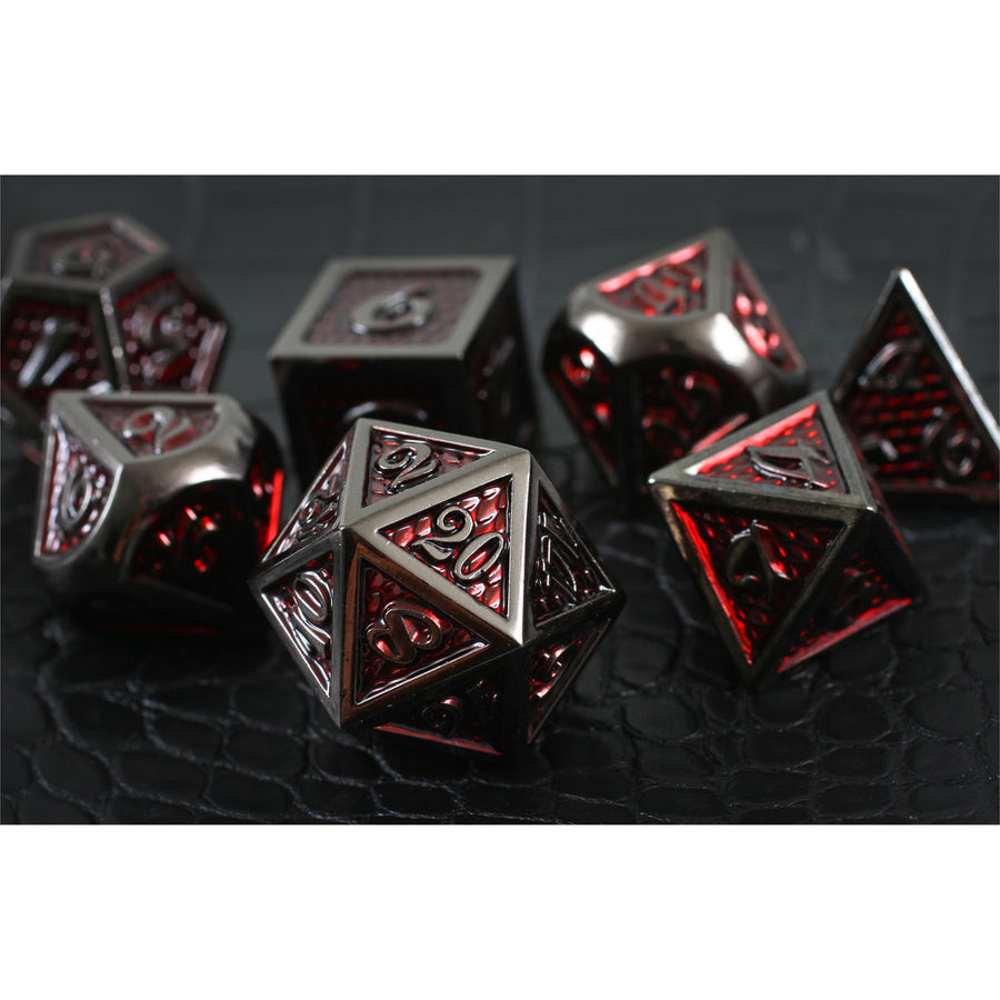 Dice Forged: Poly 7 set Dragon & Scales