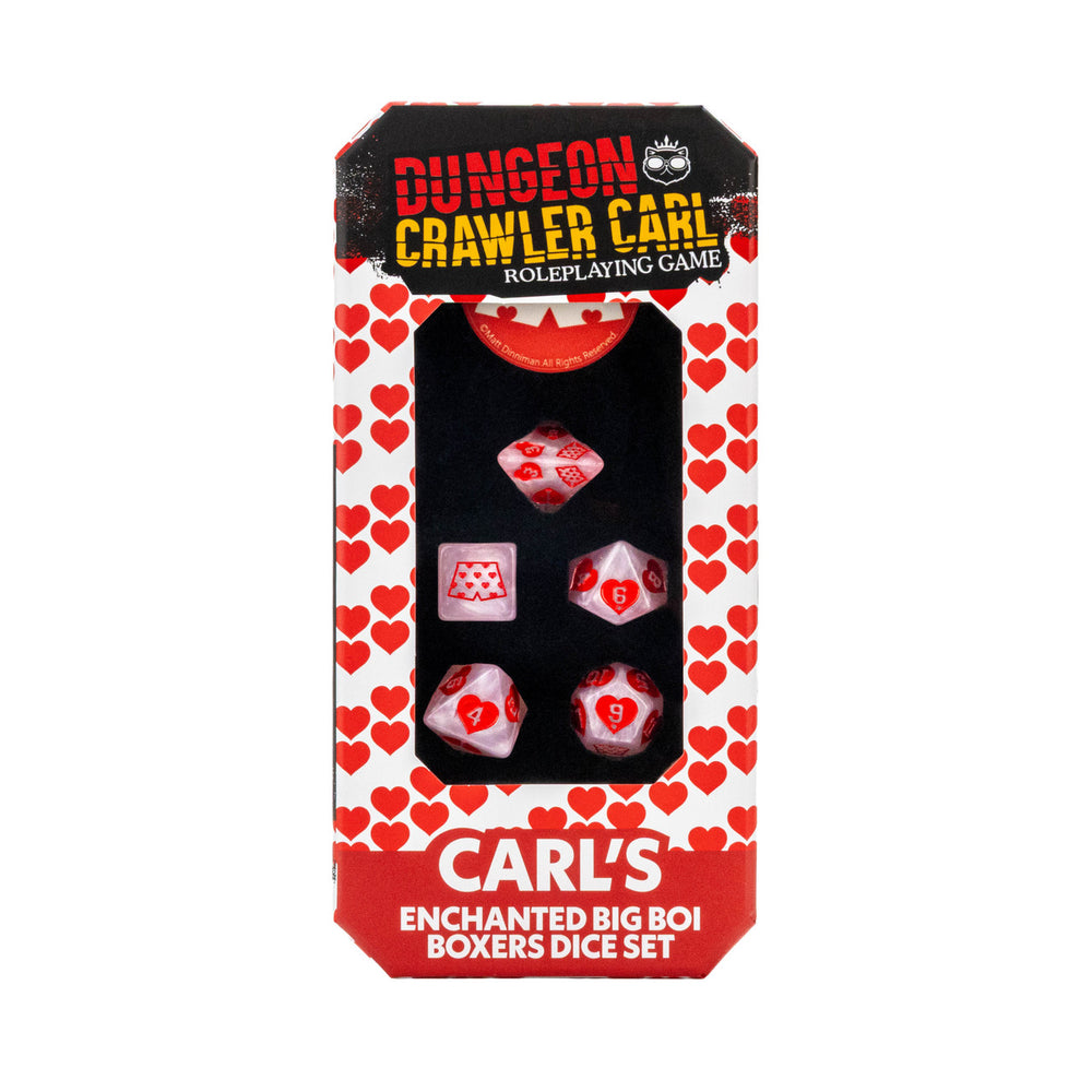 Dungeon Crawler Carl RPG: Carl’s Enchanted Big Boi Boxers Dice Set